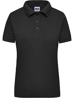 JN 803 Dámské pracovní piqué polo z těžké bavlny model 22490914 black - Daiber