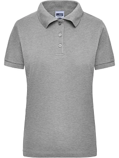 JN 803 Dámské pracovní piqué polo z těžké bavlny model 22490925 grey heather - Daiber