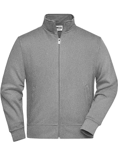 JN 836 Mikina se stojáčkem model 22529234 grey heather - Daiber