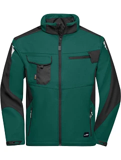 JN Pracovní letní softshellová bunda Strong 02.0 dark green/black model 22491952 - Daiber