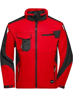 JN Pracovní letní softshellová bunda Strong 02.0 red/black model 22491963 - Daiber