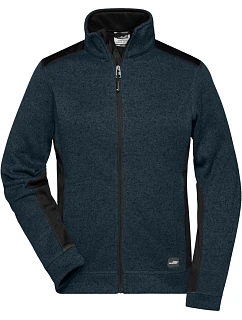 JN Dámská pracovní pletená fleece bunda Strong 02.0 navy/navy model 22492748 - Daiber