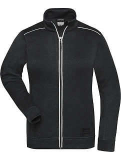 JN Dámská pracovní pletená fleece bunda Solid 02.0 black/black model 22493572 - Daiber
