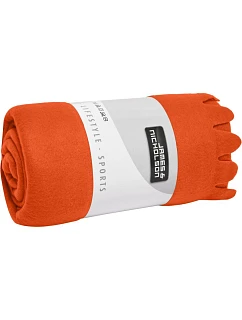 JN Fleecová deka s třásněmi 02.0 orange model 22494384 - Daiber