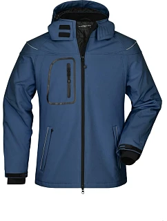 JN 1000 Pánská 3vrstvá zimní softshellová bunda model 22494774 navy - Daiber