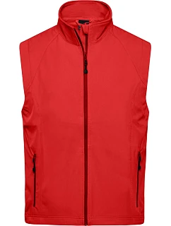 JN Pánská 3vrstvá softshellová vesta 02. red model 22494919 - Daiber