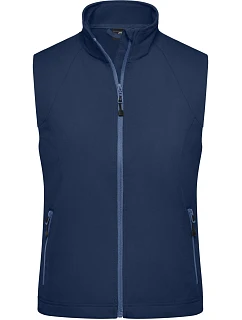 JN Dámská 3vrstvá softshellová vesta 02. navy model 22494963 - Daiber