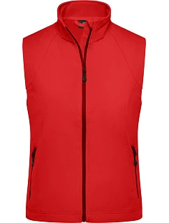 JN Dámská 3vrstvá softshellová vesta 02. red model 22494951 - Daiber