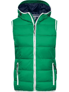 JN Dámská vesta 02. green/white model 22495105 - Daiber
