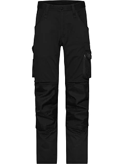 JN (2528) Pracovní strečové kalhoty "Slim  black/black model 22532236 - Daiber