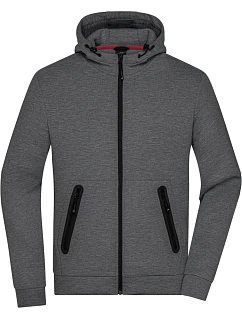 JN Pánská bunda s kapucí 02. dark melange model 22530517 - Daiber