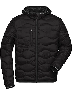 JN Pánská prošívaná bunda 02. black/black model 22530704 - Daiber