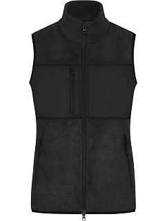 JN Dámská fleecová vesta 02. black/black model 22538327 - Daiber