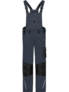JN (2528) Pracovní kalhoty s laclem Strong carbon/black model 22533167 - Daiber