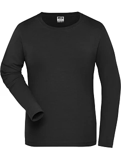 JN Dámské pracovní tričko Solid 02. black model 22531669 - Daiber