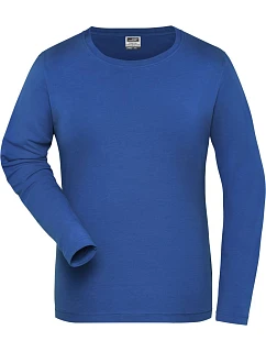 JN Dámské pracovní tričko Solid 02. royal model 22531701 - Daiber