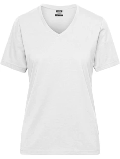 JN Dámské pracovní tričko z bio bavlny Solid 02. white model 22532020 - Daiber