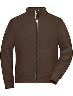 JN Pánská pracovní mikina Doubleface Solid 02. brown model 22532173 - Daiber