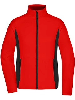 JN Dámská strečová fleecová bunda 02. red/black model 22415189 - Daiber