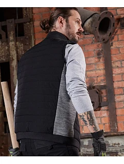 Daiber JN 1864 Pánská vesta s podšívkou 02.1864 black/carbon melange