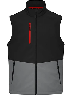 JN 3vrstvá softshellová vesta 02. grey model 22460408 - Daiber