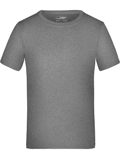 JN Dětské žerzejové sportovní tričko 02. dark melange model 22486257 - Daiber