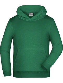 JN Dětská mikina s kapucí 02. green model 22414047 - Daiber