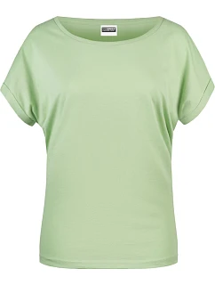 Dámské tričko z bio bavlny 02. soft green model 22533915 - Daiber