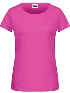 8007 Dámské tričko z bio bavlny model 22415463 pink - Daiber