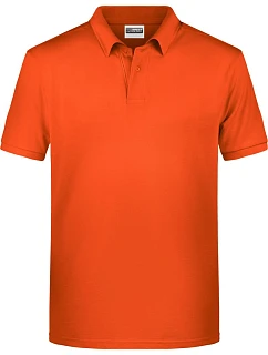 Pánské piqué polo z bio bavlny 02. dark orange model 22437827 - Daiber