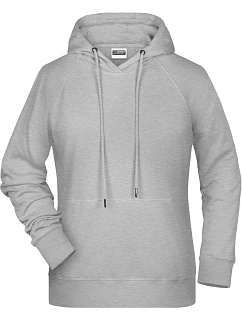 Dámská raglánová mikina s kapucí 02. grey heather model 22430568 - Daiber