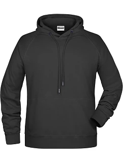 Pánská raglánová mikina s kapucí 02. black model 22435113 - Daiber