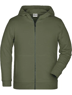 Dětská mikina s kapucí olive model 22534386 - Daiber