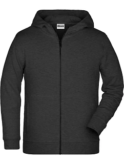 Dětská mikina s kapucí black heather model 22534374 - Daiber