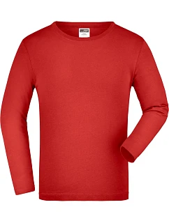 JN Dětské tričko s dlouhým rukávem 02. red model 22493808 - Daiber