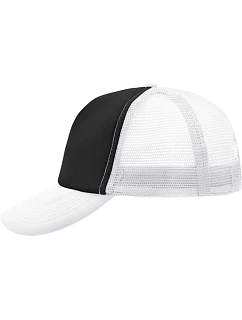 Daiber MB 70 5 panelová polyesterová síťovaná kšiltovka 03.0070 black/white