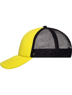 MB 70 5 panelová polyesterová síťovaná kšiltovka 03.0070 model 22503969 yellow/black - Daiber