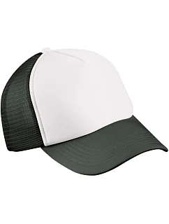 MB Dětská 5 panelová síťovaná kšiltovka 03.00 white/black model 22503993 - Daiber