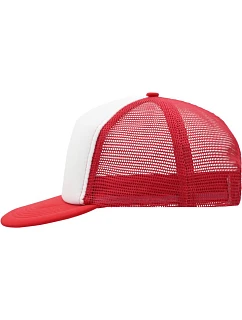 MB 5 panelová síťovaná kšiltovka 03. white/red model 22495396 - Daiber