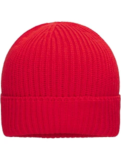 MB Pletená čepice z bio bavlny 03. red model 22446559 - Daiber