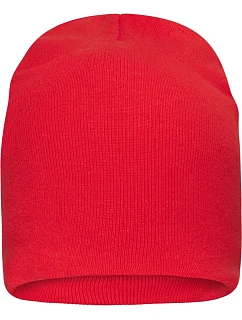 MB Pletená čepice z bio bavlny 03. red model 22446567 - Daiber