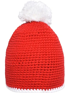 MB  čepice s lemem a bambulí 03. red/white model 22496309 - Daiber