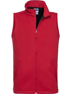 Pánská 2vrstvá smart softshellová vesta 10. classic red model 22462673 - Russell Athletic