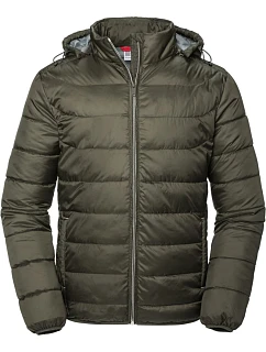 Pánská Nano bunda s kapucí 10. dark olive model 22473337 - Russell Athletic