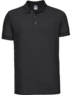 Pánské elastické piqué polo 10. black model 22473873 - Russell Athletic