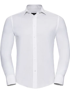 Elastická košile s dlouhým rukávem 11. white model 22475632 - Russell Athletic