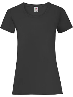 LadyFit Valueweight T Dámské tričko model 22443623 black - Fruit of the Loom