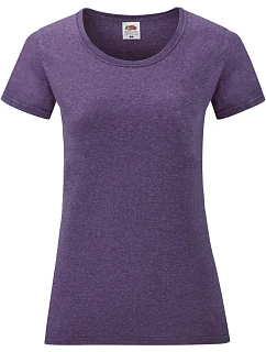 LadyFit Valueweight T Dámské tričko model 22443730 heather purple - Fruit of the Loom