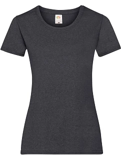 LadyFit Valueweight T Dámské tričko model 22443630 dark heather grey - Fruit of the Loom