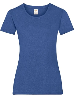 LadyFit Valueweight T Dámské tričko model 22443757 retro heather royal - Fruit of the Loom